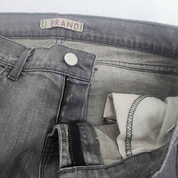 J Brand Gray Skinny Jeans Size 30 Cotton/Spandex Women's Size 30 Long Length - Picture 7 of 10